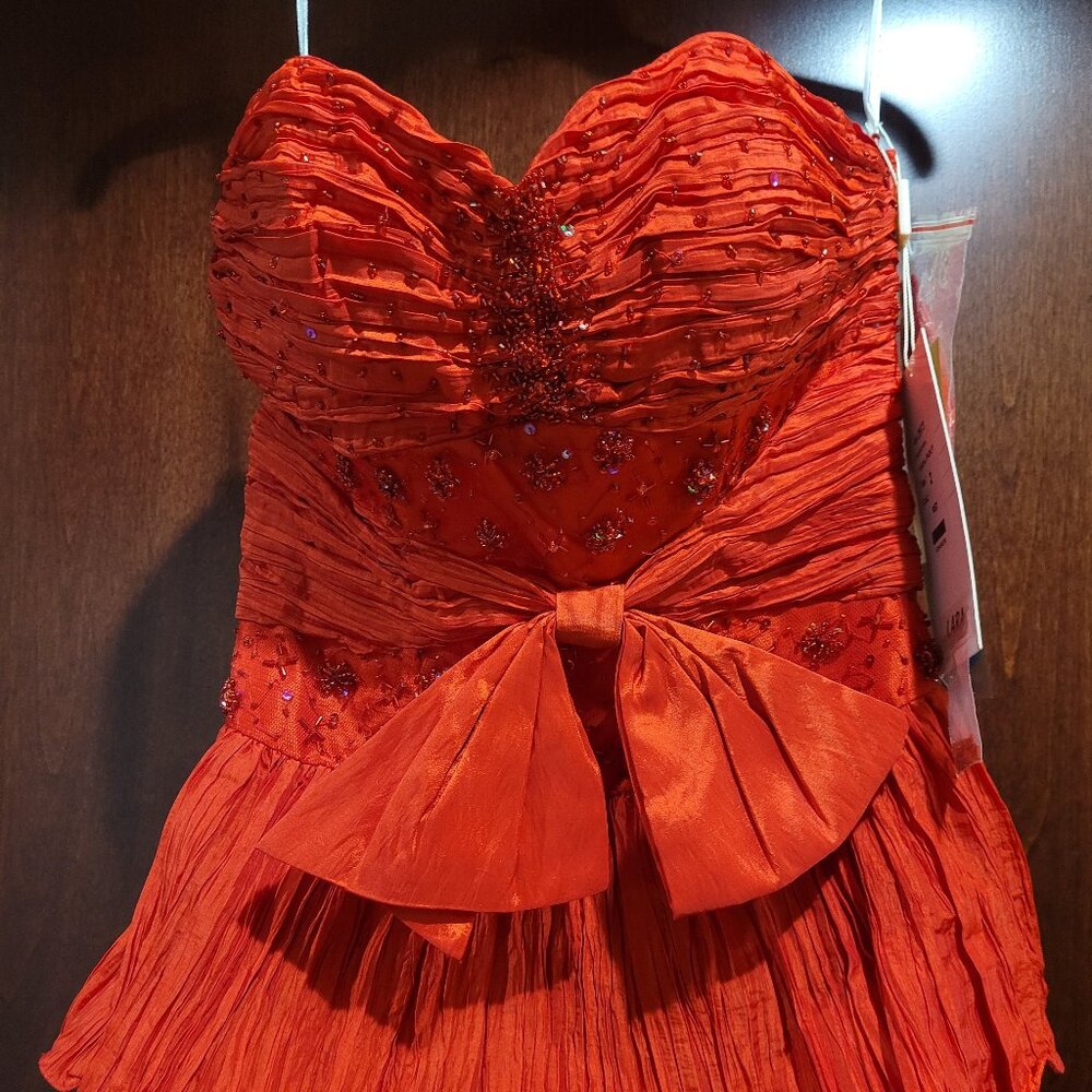 Lara Designs 2972 Size 2 Red Prom Dress - Picture 3 of 8